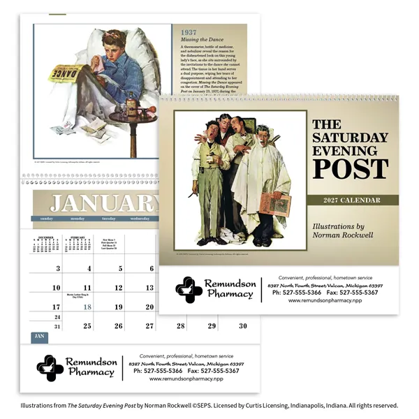 Triumph® Calendars The Saturday Evening Post Pocket Calendar