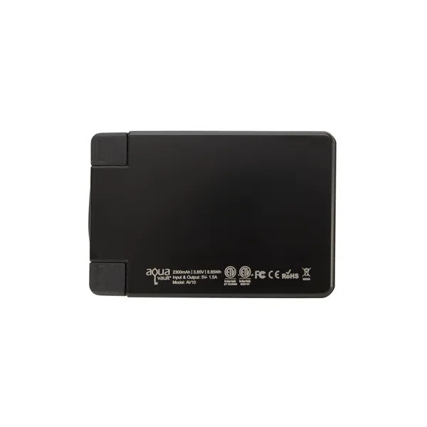 AquaVault® ChargeCard Power Bank 2,300 mAh