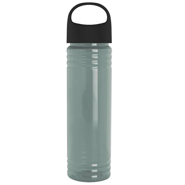 Garyline® Slim Fit RPET Bottle with Oval Crest Lid - 24 oz.