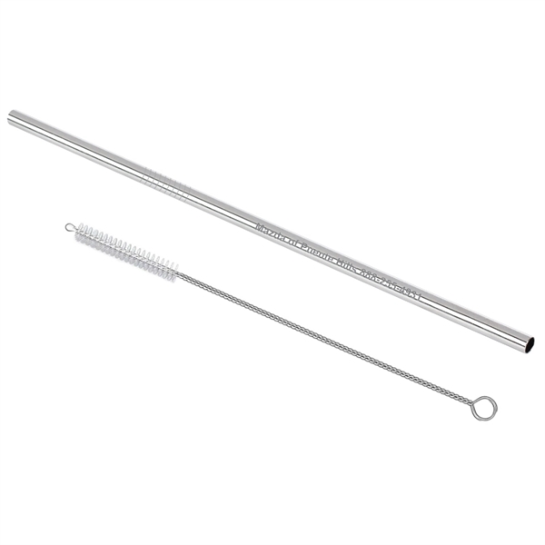 Stainless Steel Straw with Pipe Cleaner Brush