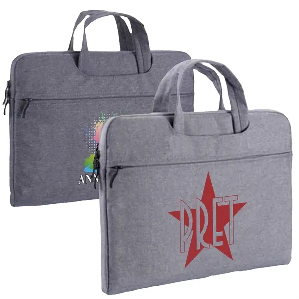Polyester Oxford Laptop Sleeve with Plush Lining