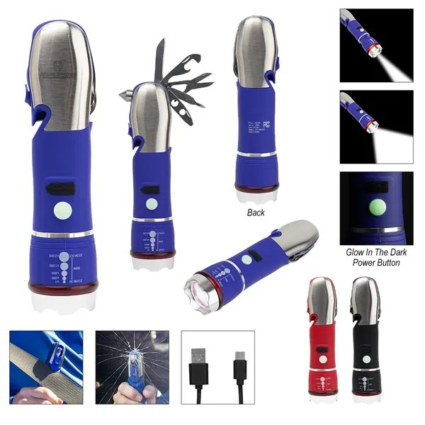 Emergency COB Flashlight Multi-Tool 2.0