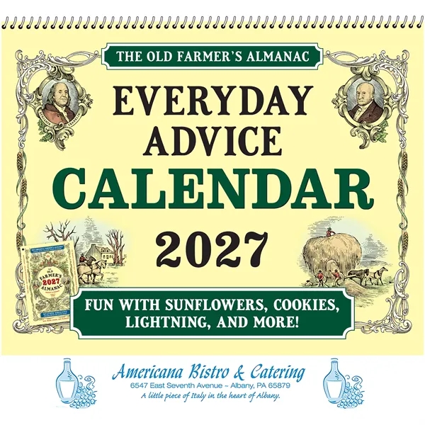 The Old Farmer's Almanac® Everyday Advice: 2027 Spiral Bound