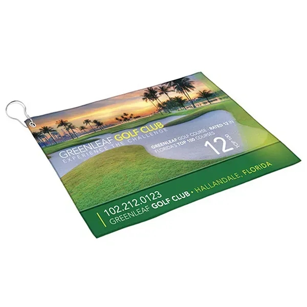 18"x12" Sports Cleaning Towel Full Color
