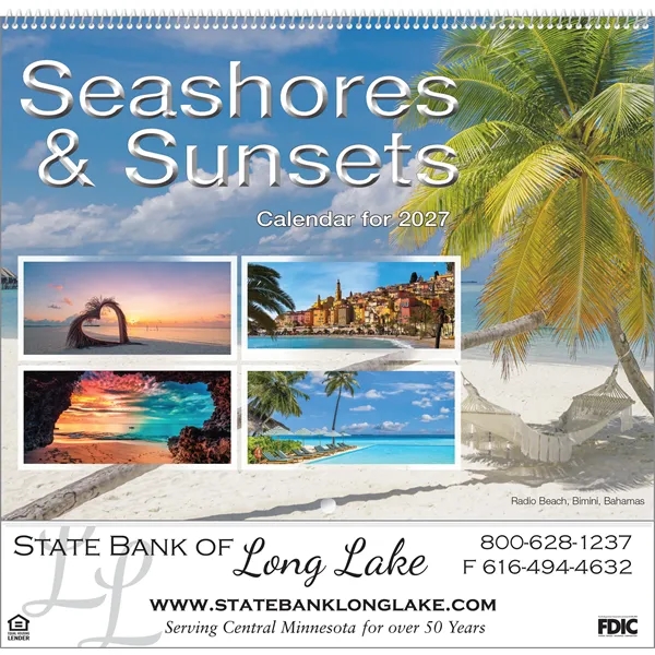 Seashores & Sunsets Calendar