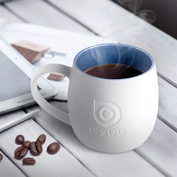 12 oz White Quartz Tea & Coffee Mug