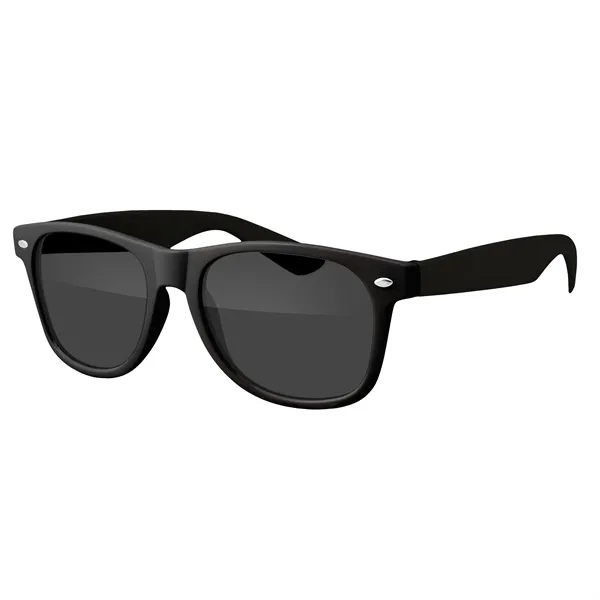 Two-Tone Retro Vibes Black Frame Sunglasses