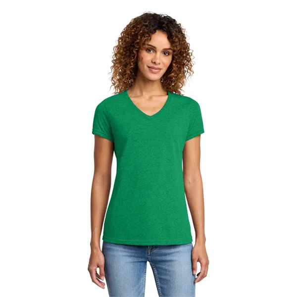 Port & Co Women's Fan Favorite Blend V-Neck Tee.