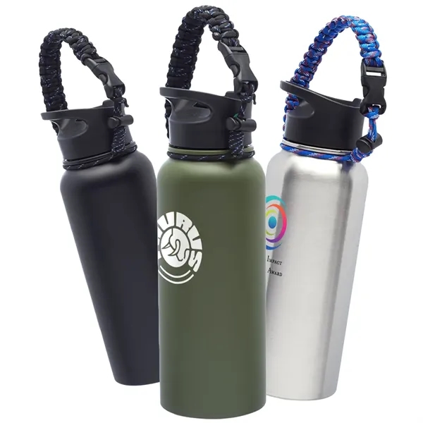 34 oz. Vacuum Insulated Sports Water Bottles w/ Carry Strap