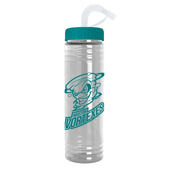 Garyline® Slim Fit Water Bottle With Straw Lid - 24 oz.