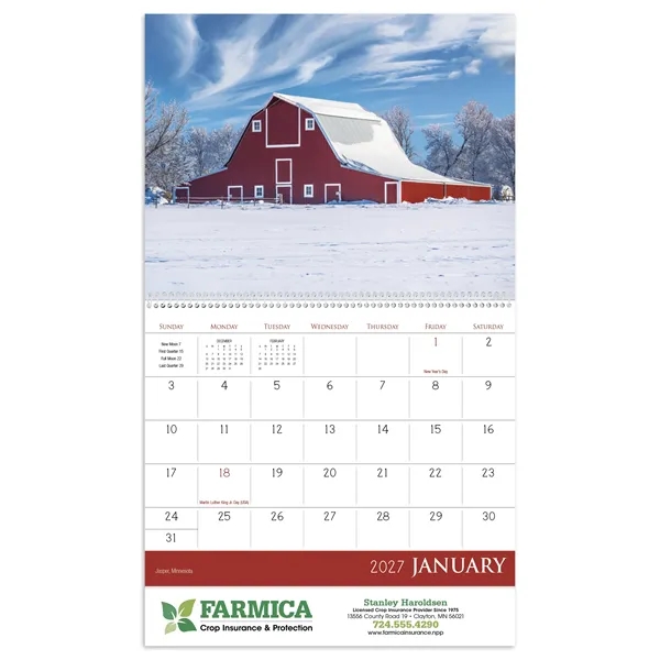 Triumph® Calendars Barns Calendar