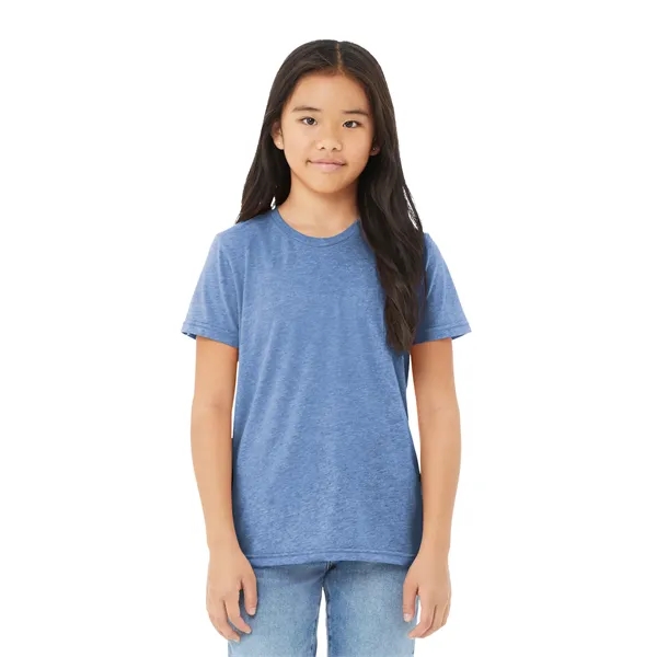 BELLA+CANVAS Youth Triblend Short Sleeve Tee.