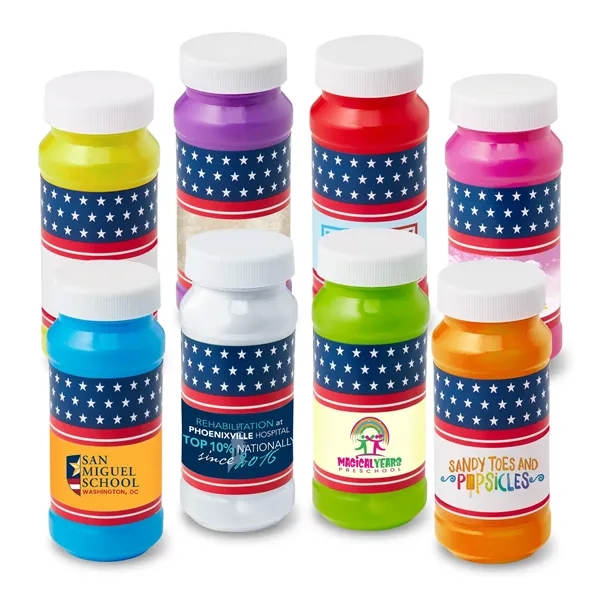 Patriotic Bubbles with Digital Label - 4 oz.