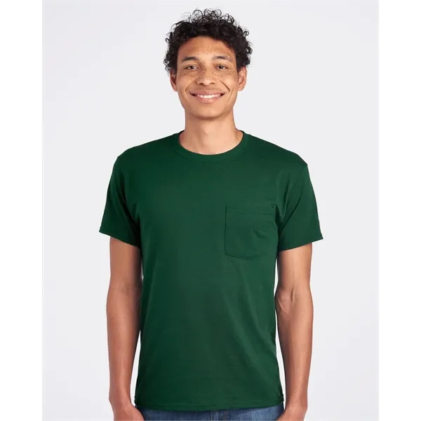 JERZEES Unisex Dri-Power® 50/50 Pocket T-Shirt