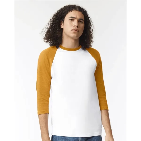 American Apparel Unisex CVC Raglan Tee