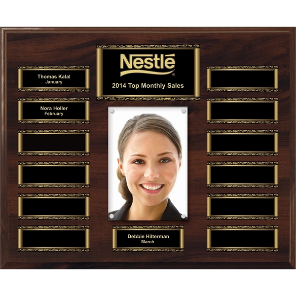 Traditional Walnut Finish Series Master Plaque