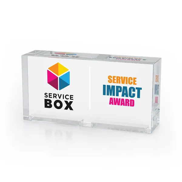 Stackable Award Clear Acrylic Wide Block
