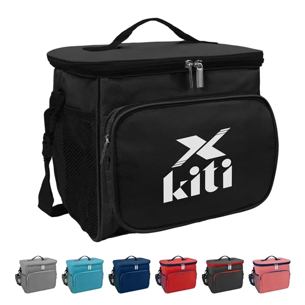 11L Insulated Cooler Lunch Bag W/ Shoulder Strap & Handles
