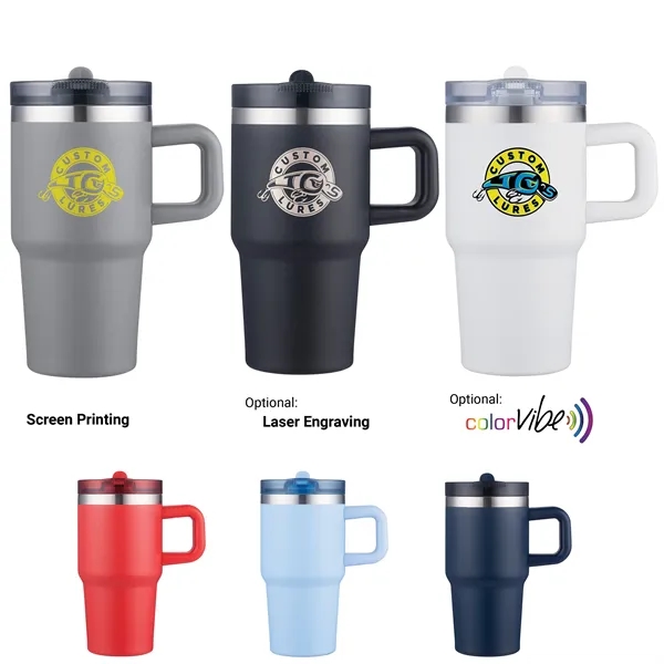 20 oz SipTek Mug with Straw Lid