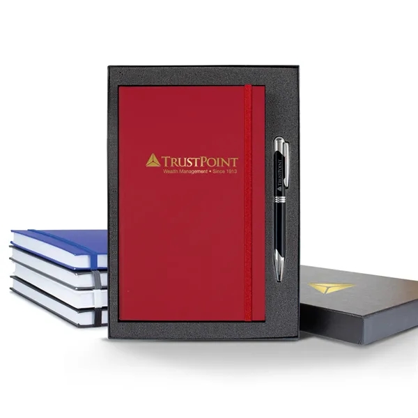 Matra Banded Medio Lined White Page Journal Gift Set