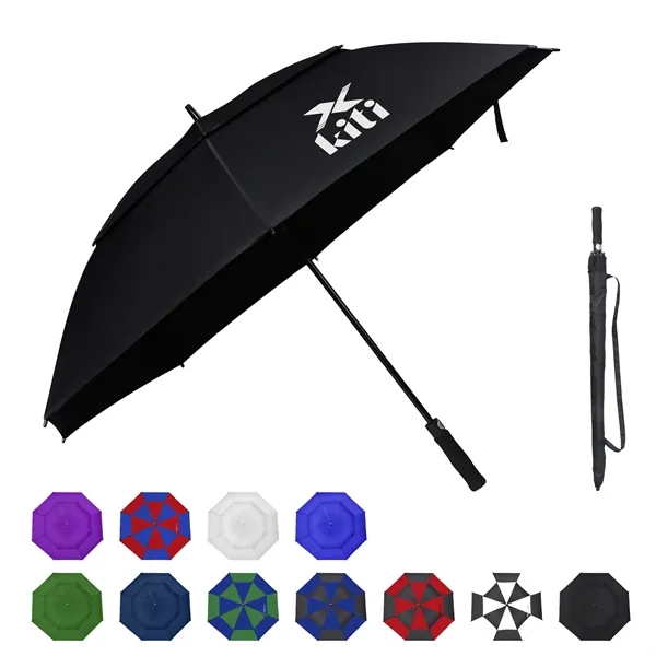 71" Arc Auto Open Windproof Stick Golf Umbrella