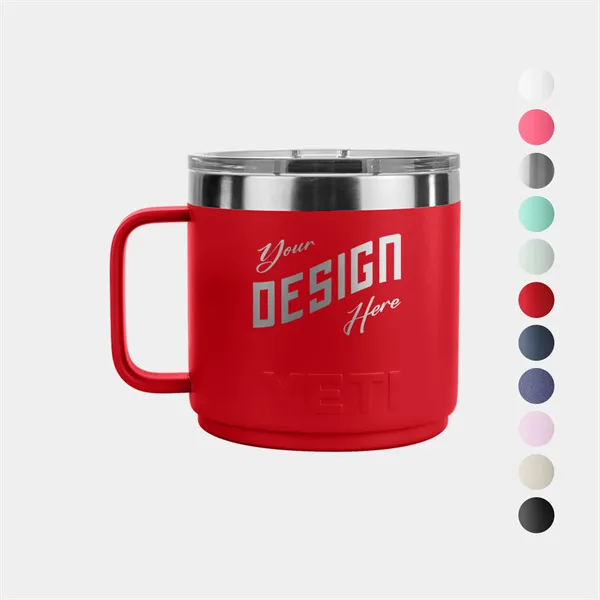 14 Oz YETI® Rambler Stainless Steel Insulated Stackable Mug