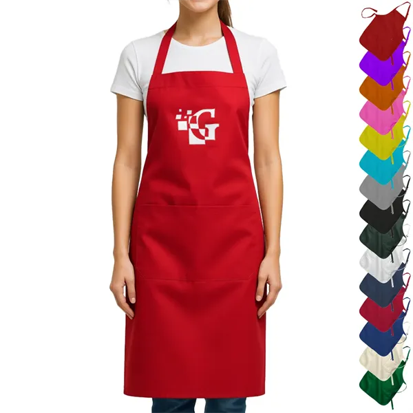 Kitchen Apron w/ Custom Imprint & Adjustable Strap 22" x 32"