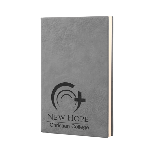 Leatherette Journal - Grey