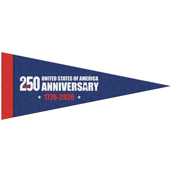 4" x 10" America's 250th Anniversary Felt Pennant