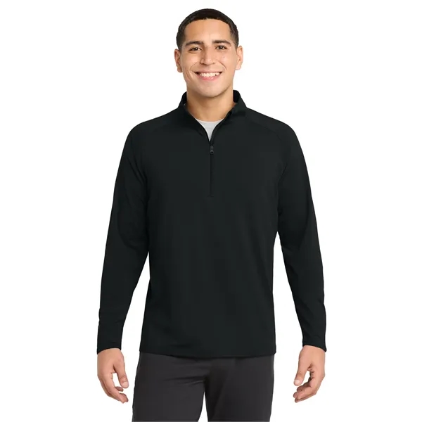 Sport-Tek Sport-Wick Stretch 1/4-Zip Pullover.
