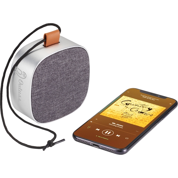 Tahoe Metal & Fabric Waterproof Bluetooth Speaker