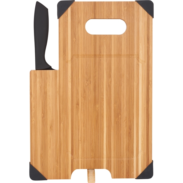 Bamboo Cutting Board with Knife LPG8308