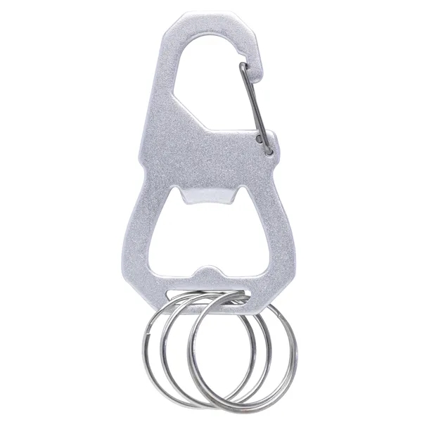3 Keyring Carabiner with Bottle Opener