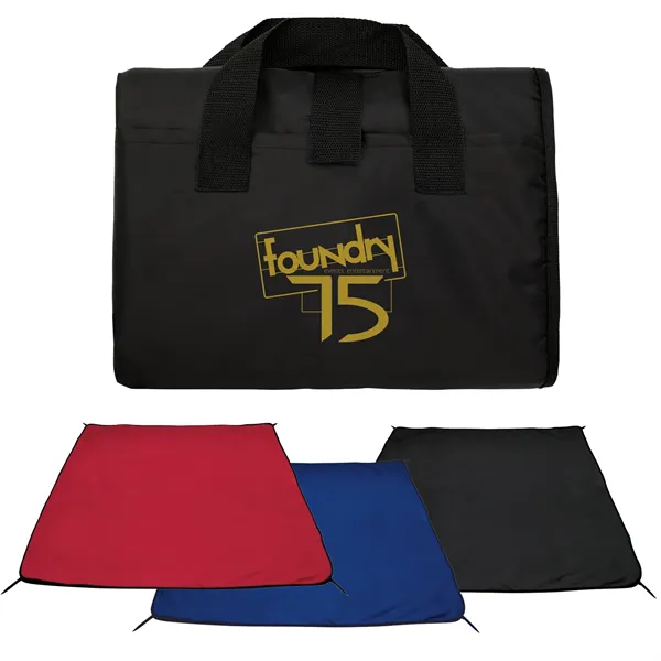 Water-Resistant Recycled Picnic Blanket with Stakes