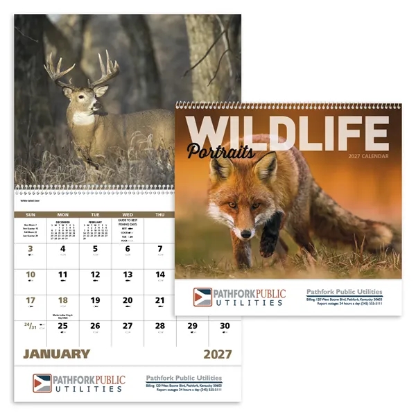 Good Value™ Wildlife Portraits - Spiral Calendar