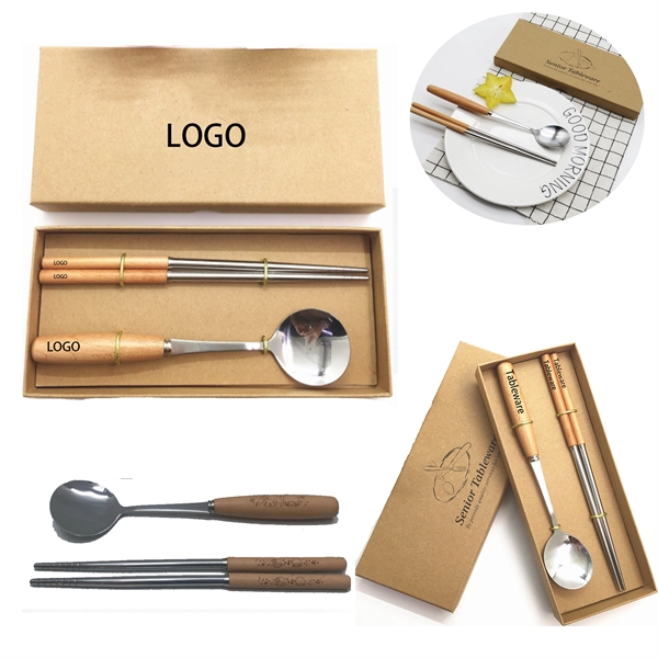 Chopstick and spoon set