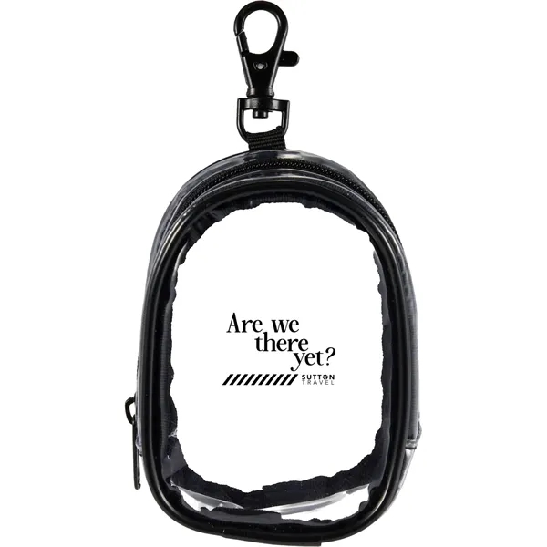 Round Clear Bag Charm