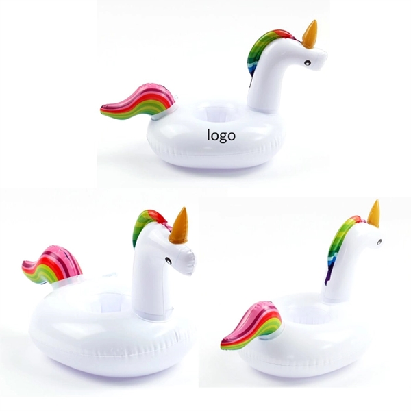 inflatable unicorn cup holder