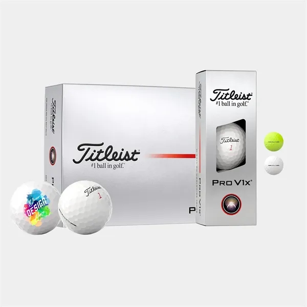 Titleist Pro V1x Golf Balls with Custom Imprints