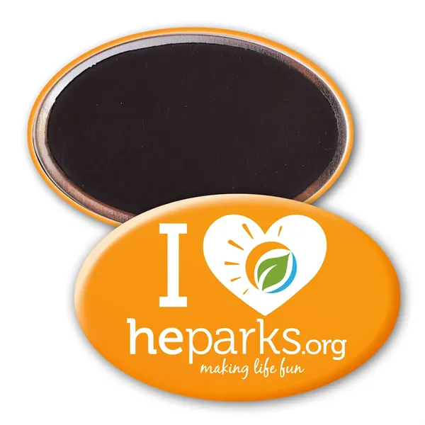 Oval Button w/ Magnet
