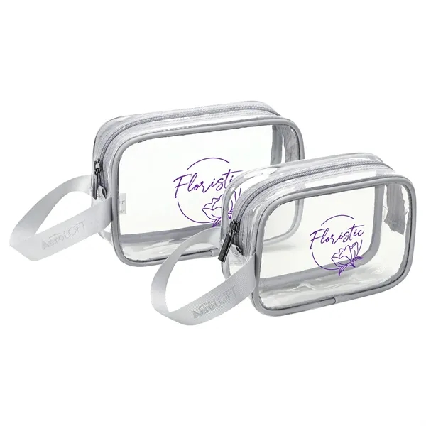 AeroLOFT® Clear View 2 pc Travel Toiletry Bags