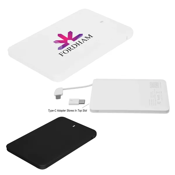 Slim 2500 MAH 3-In-1 Power Bank
