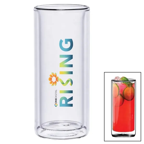 16 oz. Double Walled Slim & Tall Beverage Glass