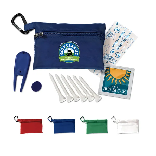 Full Color Mega Golf Kit in Zippered Bag
