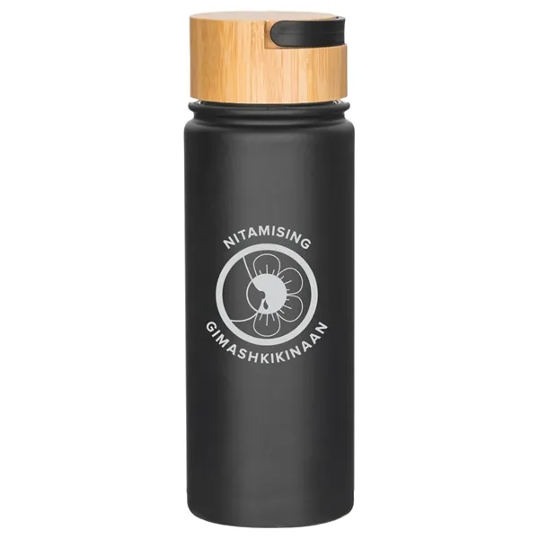 20 oz. Vacuum Insulated Bottle w/Bamboo Lid