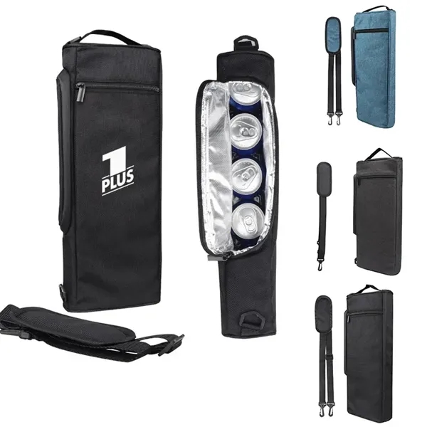 6 Cans Portable Insulated Golf Cooler Bag
