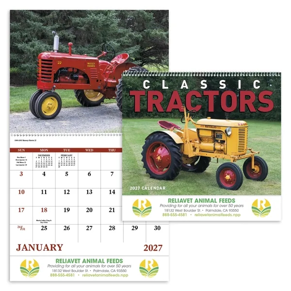 Good Value™ Classic Tractor - Spiral Calendar