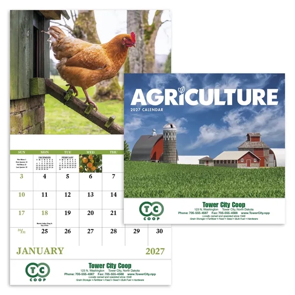 Good Value™ Agriculture - Stapled Calendar