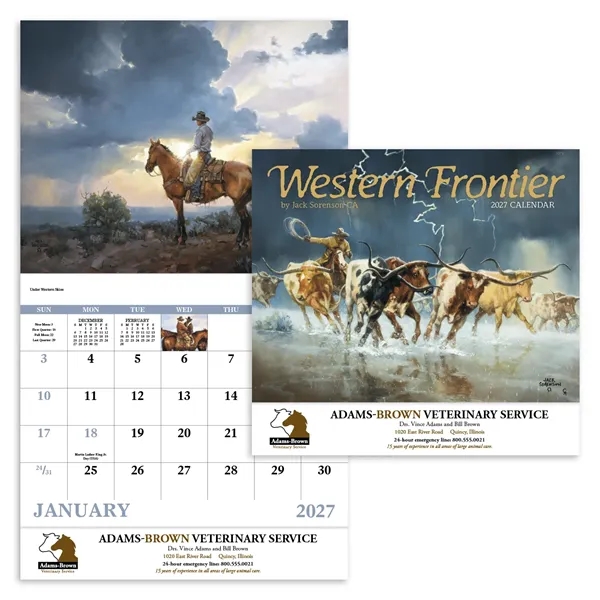 Good Value™ Western Frontier - Stapled Calendar