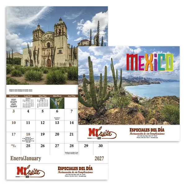 Good Value™ Mexico - Stapled Calendar